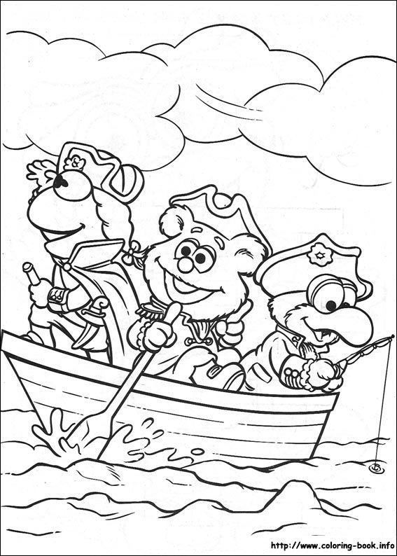 Muppet Babies coloring picture